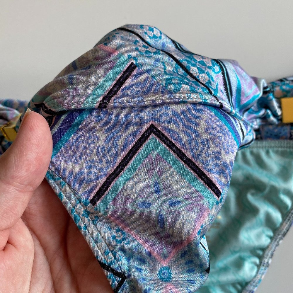 Victoria's Secret Pastel Pattern Bikini Bottoms S - Picture 2 of 5